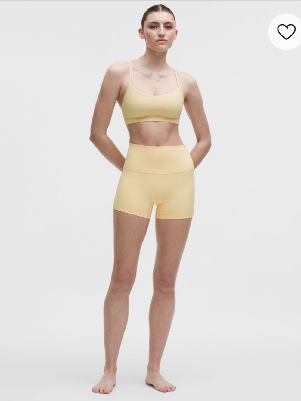 NWT Lululemon Align Buttercream Shorts - Picture 2 of 2